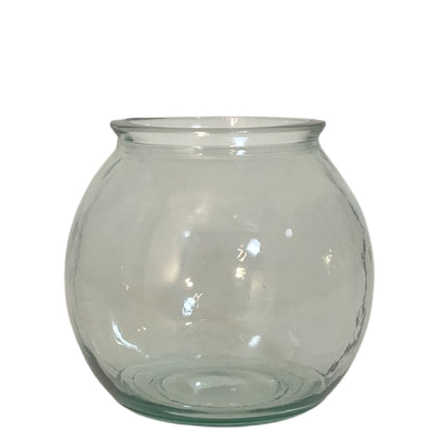 VASE ARRONDI CLEAR SMALL RECYCLED GLASS in der Gruppe Töpfe & Vasen / Vasen & Kannen bei Miljögården (046200)