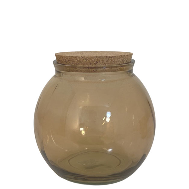 JAR RUCHE BROWN SMALL RECYCLED GLASS in der Gruppe Nachhaltigkeit / Recyceltes Glas bei Miljögården (046590)