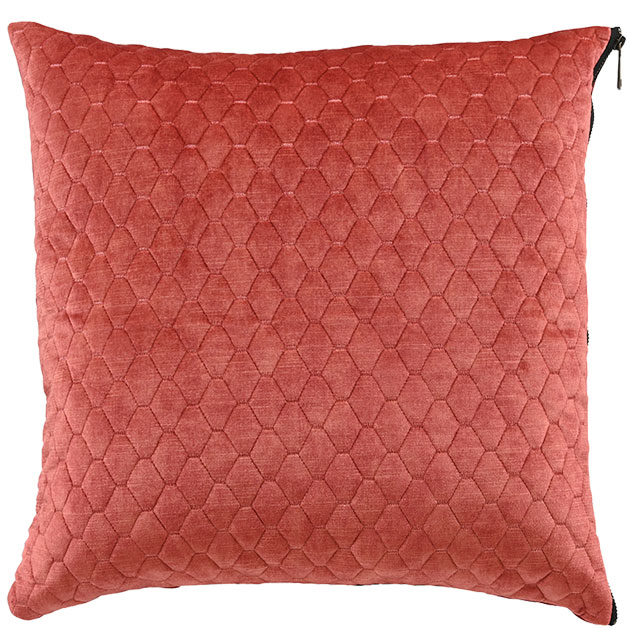 CUSHION COVER ALEGRA QUILTED 45X45CM RED in the group Textiles / Cushion Covers / Plain cushion covers at Miljögården (649320)