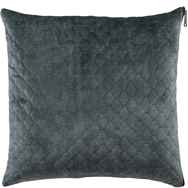 CUSHION COVER ALEGRA QUILTED 45X45CM BLUE in the group Textiles / Cushion Covers / Plain cushion covers at Miljögården (649380)