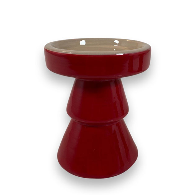 CANDLE HOLDER PILAR RED in the group Season / Christmas / Candle holders & Candle sticks at Miljögården (899440)