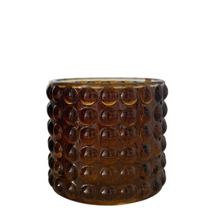 CANDLE HOLDER PIANA SMALL BROWN
