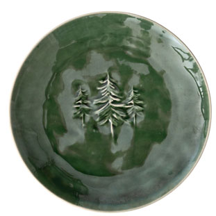 DINNER PLATE SYLVA GREEN