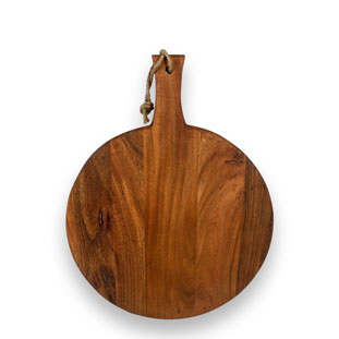 WOODY CHOPPING BOARD ROUND MEDIUM